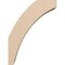 Ekena Millwork 5-inch W x 12-inch D x 16-inch H Thorton Rough Cedar Woodgrain TimberThane Knee Brace, Primed BRCUR05X12X16THRRCPR - alternate 4